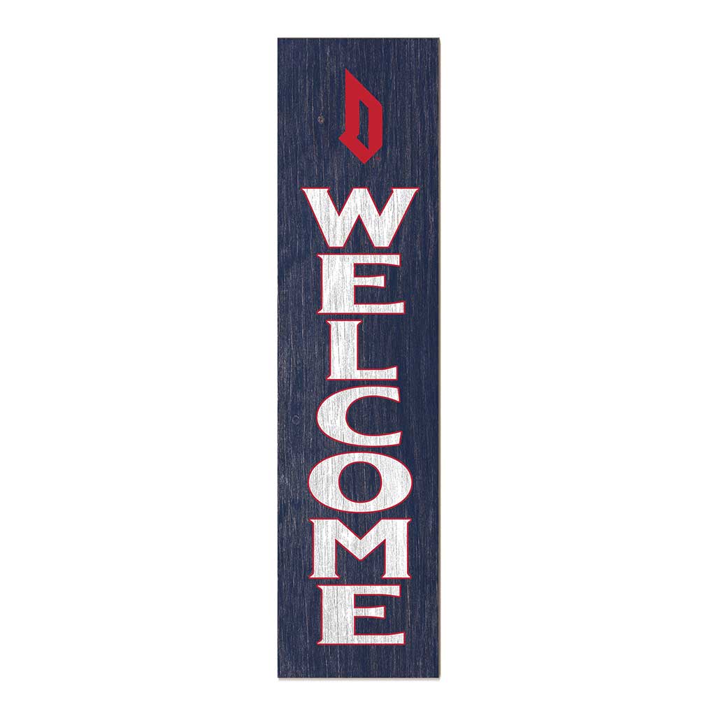 11x46 Leaning Sign Welcome Duquesne Dukes