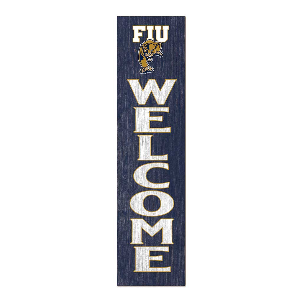 11x46 Leaning Sign Welcome Florida International University Golden Panthers