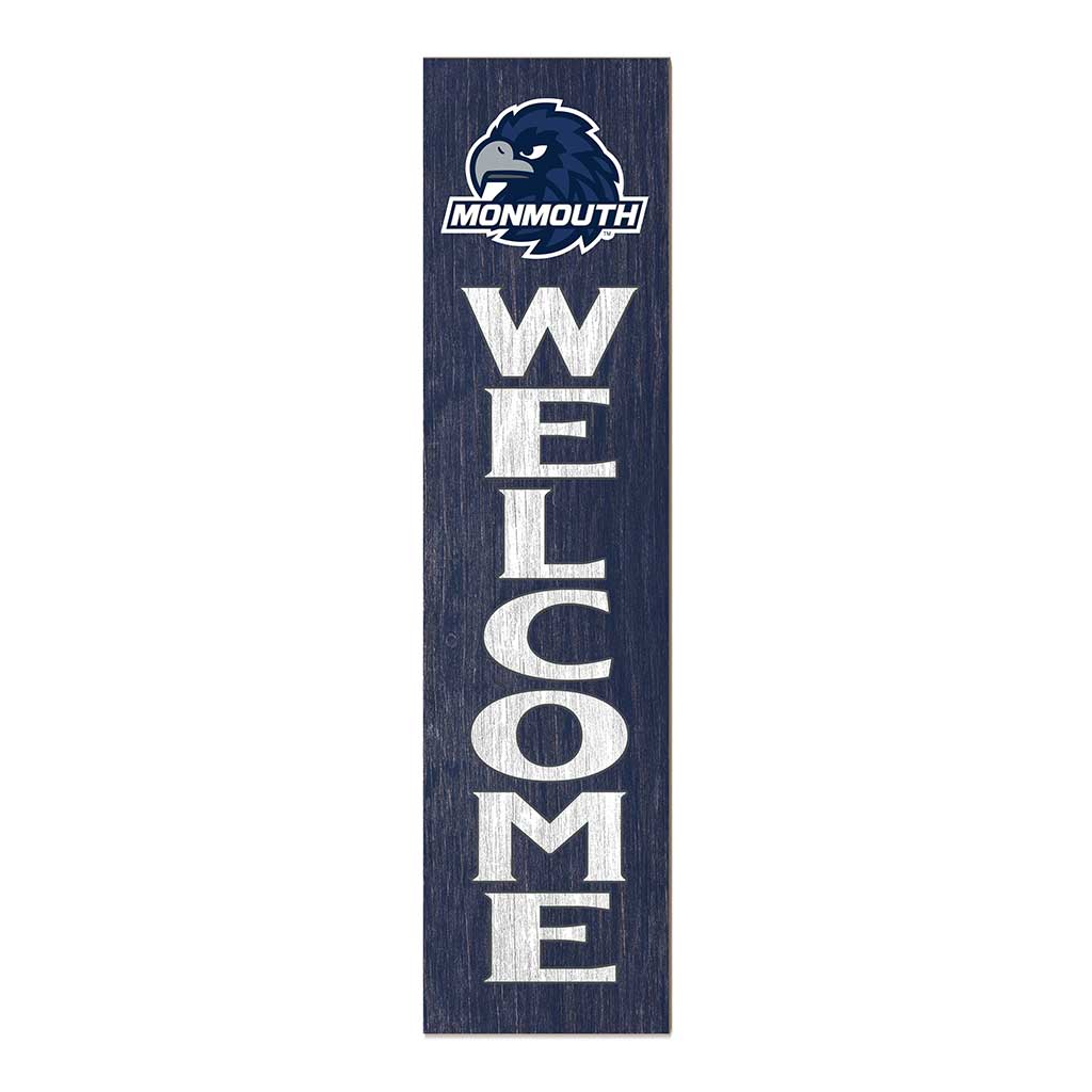 11x46 Leaning Sign Welcome Monmouth Hawks