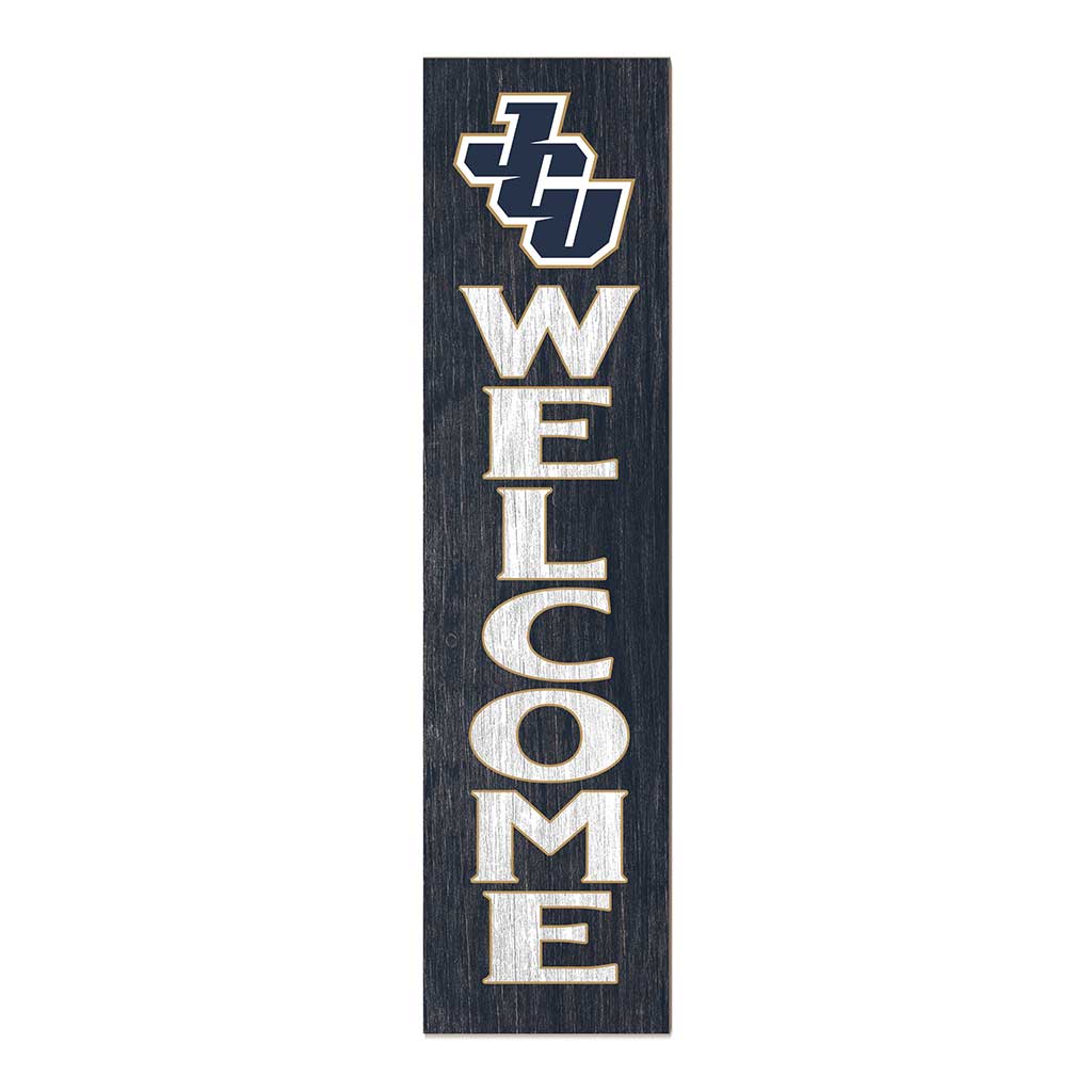 11x46 Leaning Sign Welcome John Carroll Blue Streaks