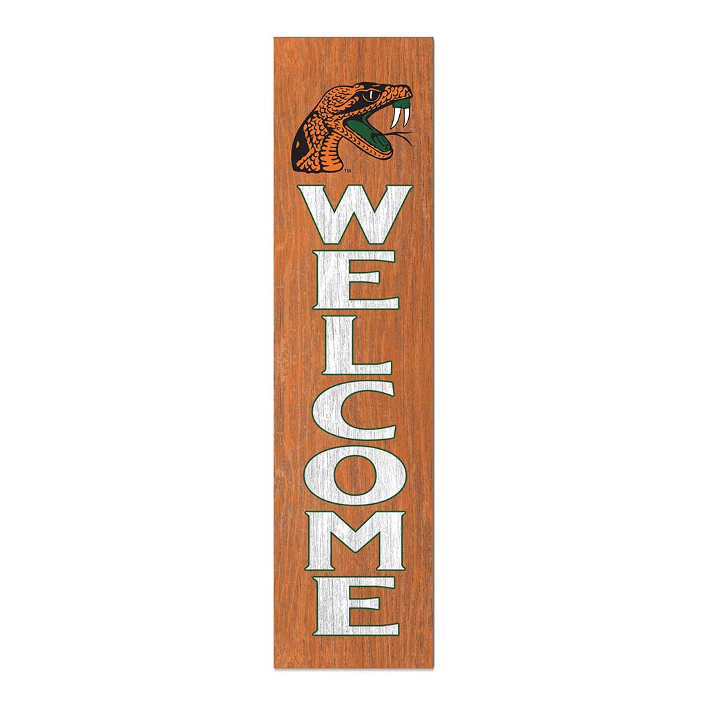 11x46 Leaning Sign Welcome Florida A&M Rattlers