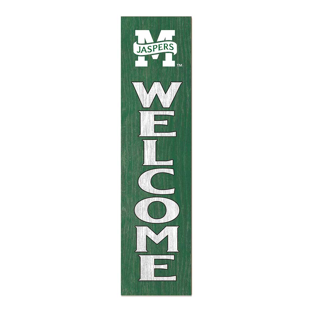 11x46 Leaning Sign Welcome Manhattan Jaspers