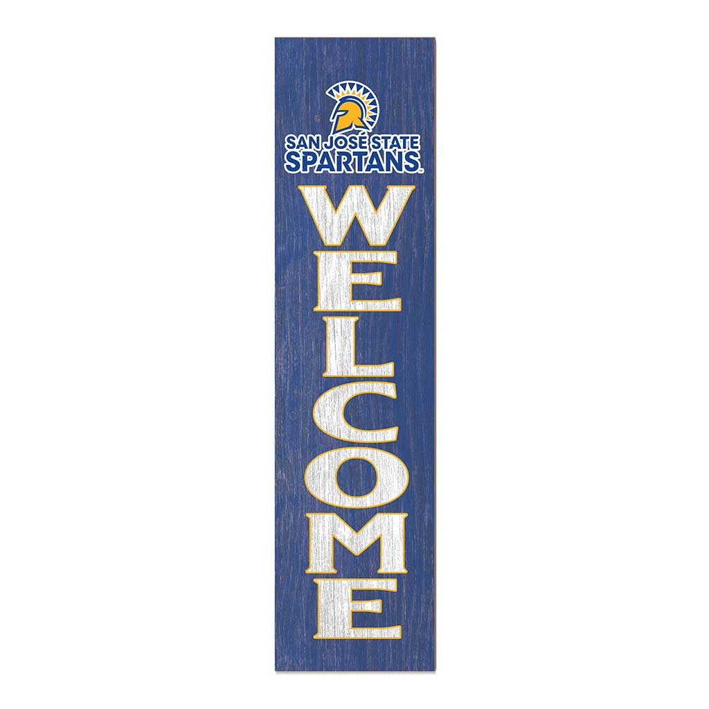 11x46 Leaning Sign Welcome San Jose State Spartans