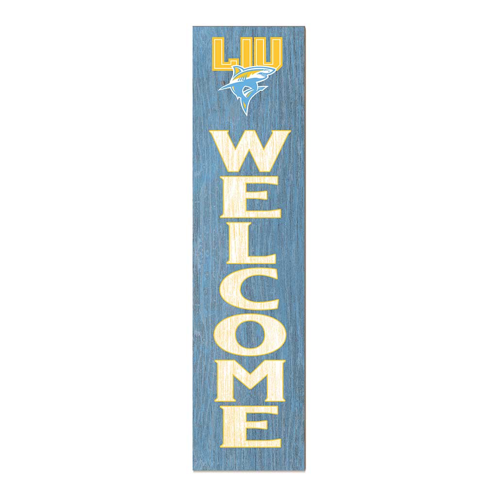 11x46 Leaning Sign Welcome Long Island University Sharks