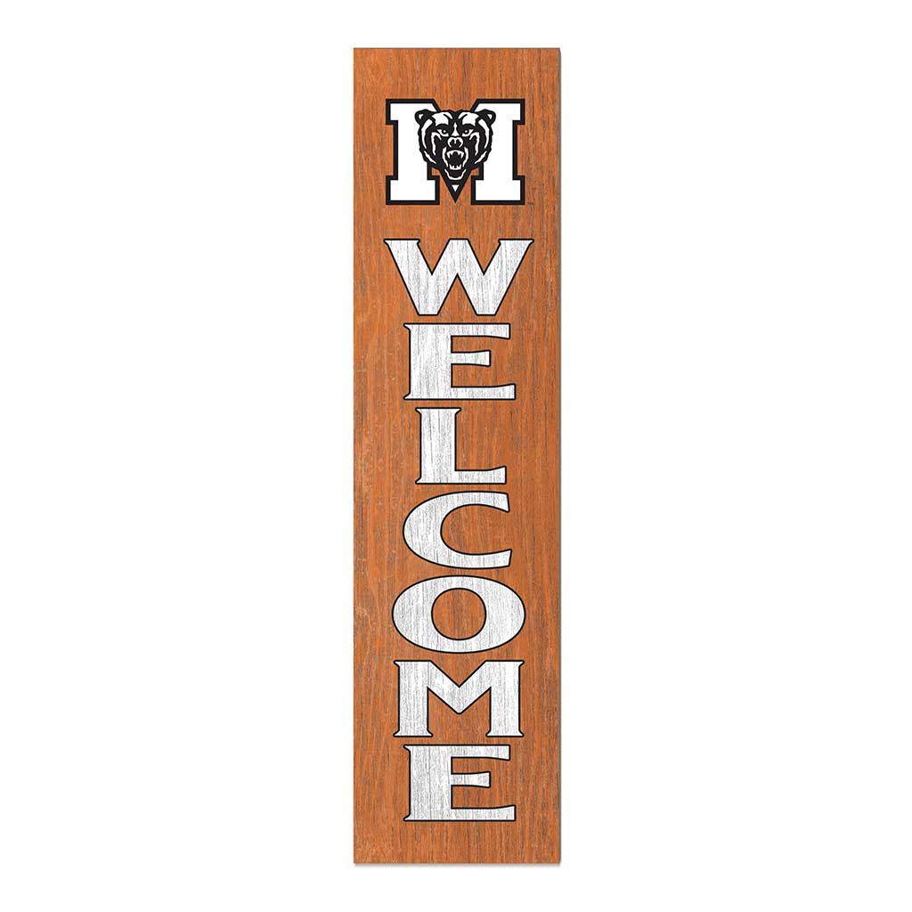 11x46 Leaning Sign Welcome Mercer Bears