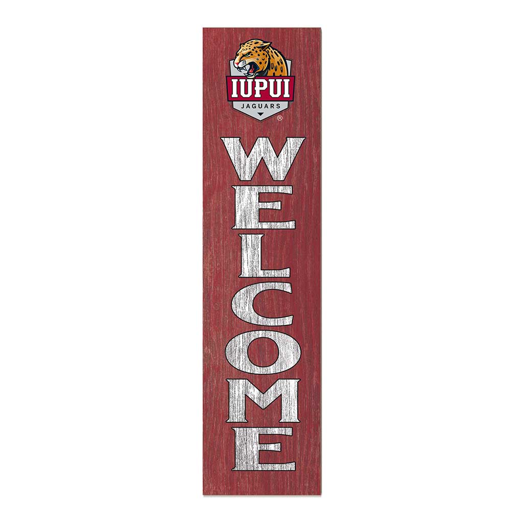 11x46 Leaning Sign Welcome Indiana-Purdue Indianapolis Jaguars