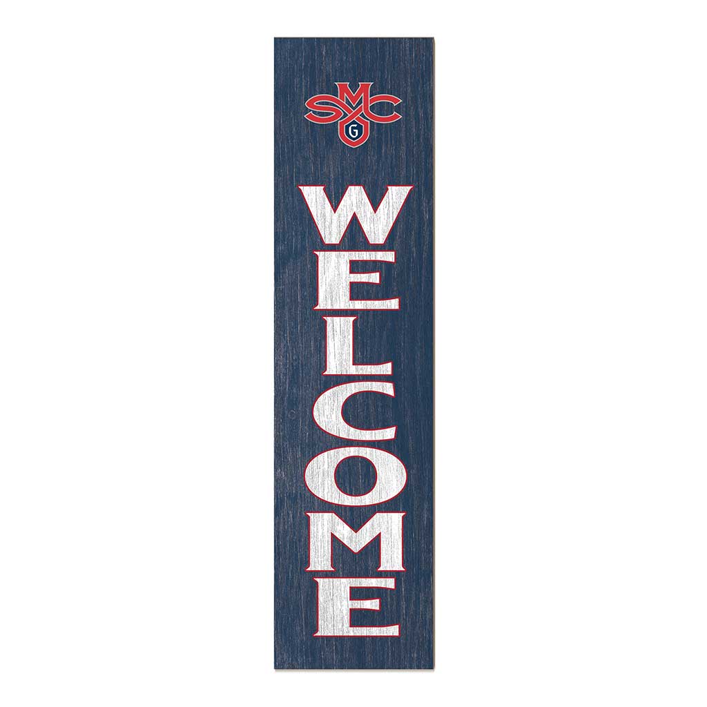 11x46 Leaning Sign Welcome Saint Mary's College of California Gaels