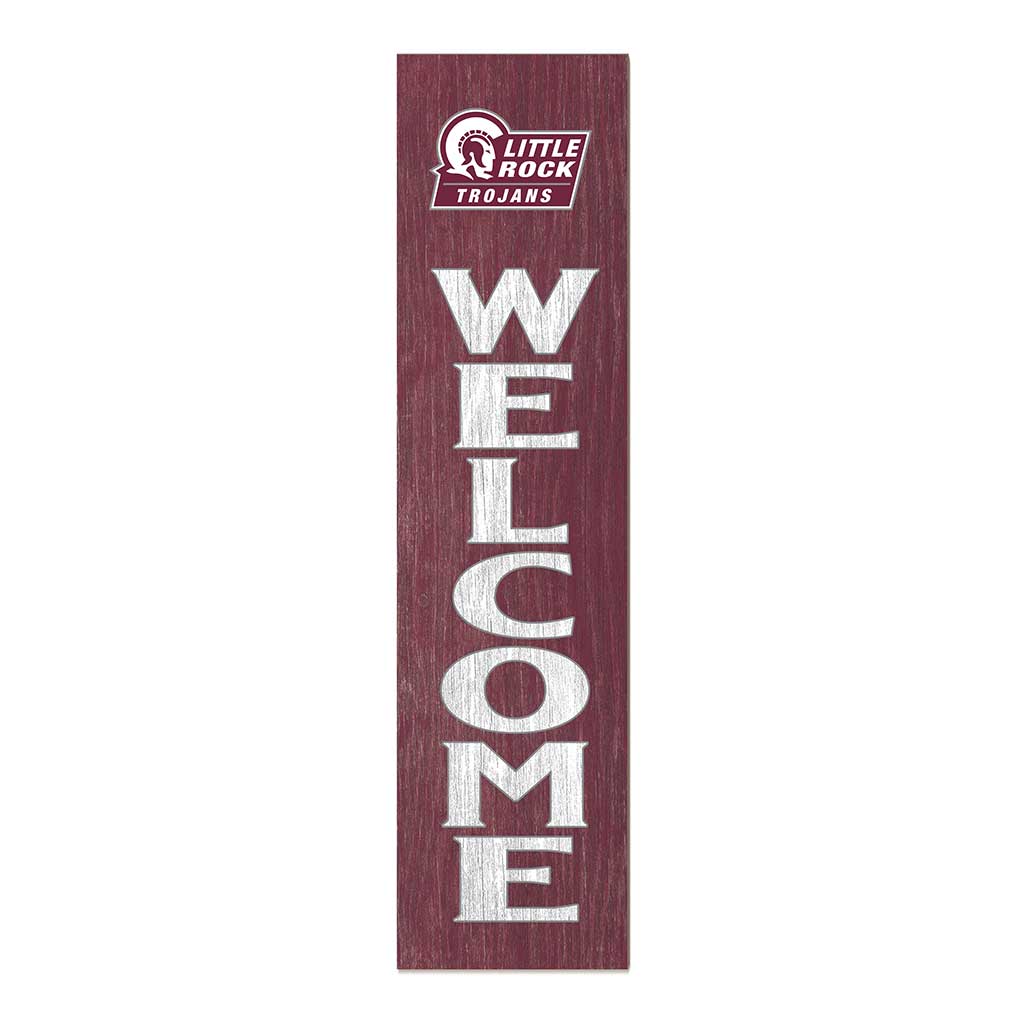 11x46 Leaning Sign Welcome Arkansas at Little Rock TROJANS