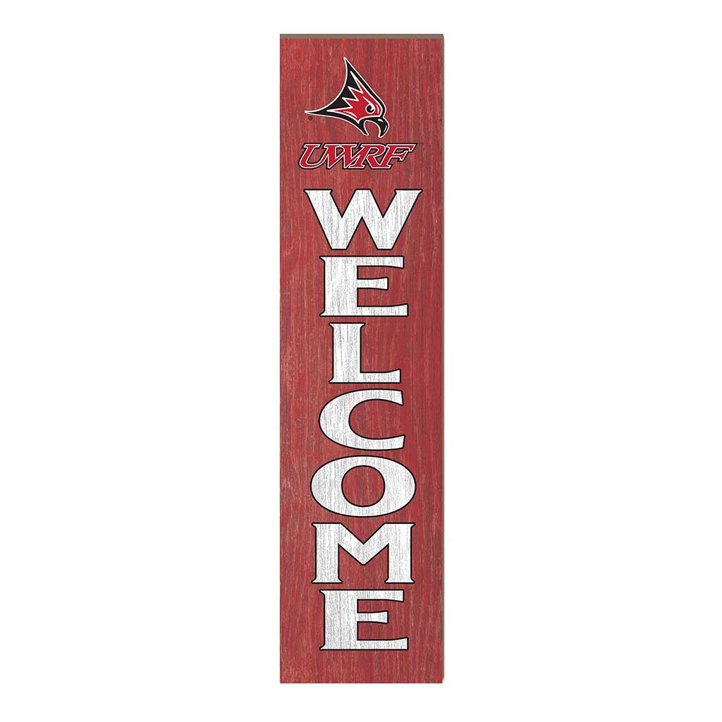 11x46 Leaning Sign Welcome Wisconsin - River Falls FALCONS