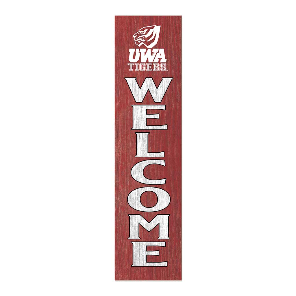 11x46 Leaning Sign Welcome West Alabama TIGERS