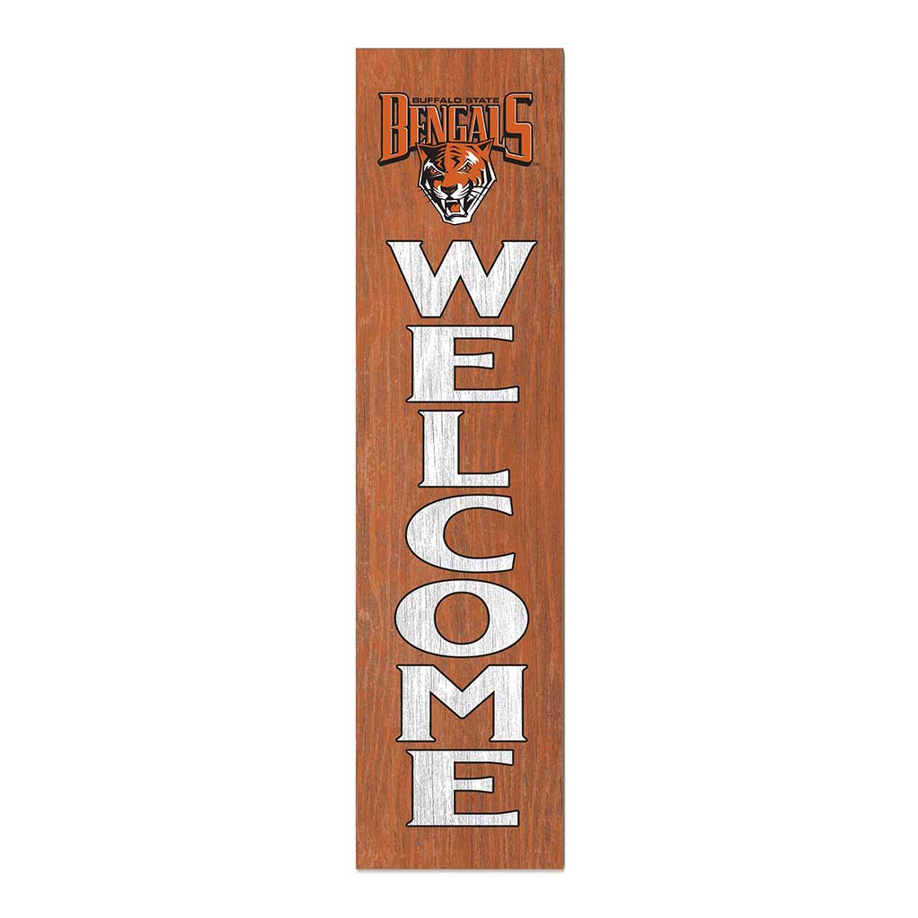 11x46 Leaning Sign Welcome Buffalo State College Bengals