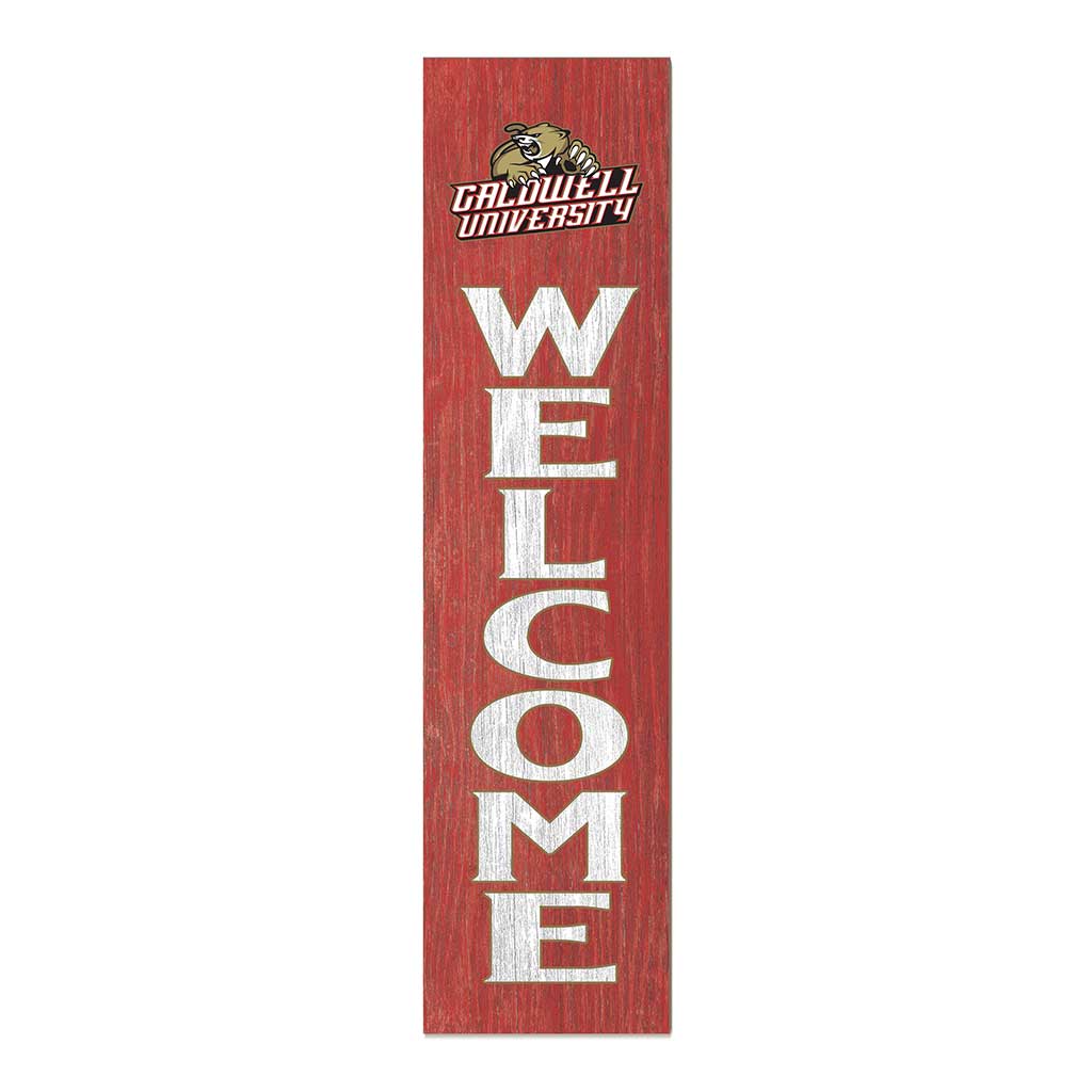 11x46 Leaning Sign Welcome Caldwell University COUGARS