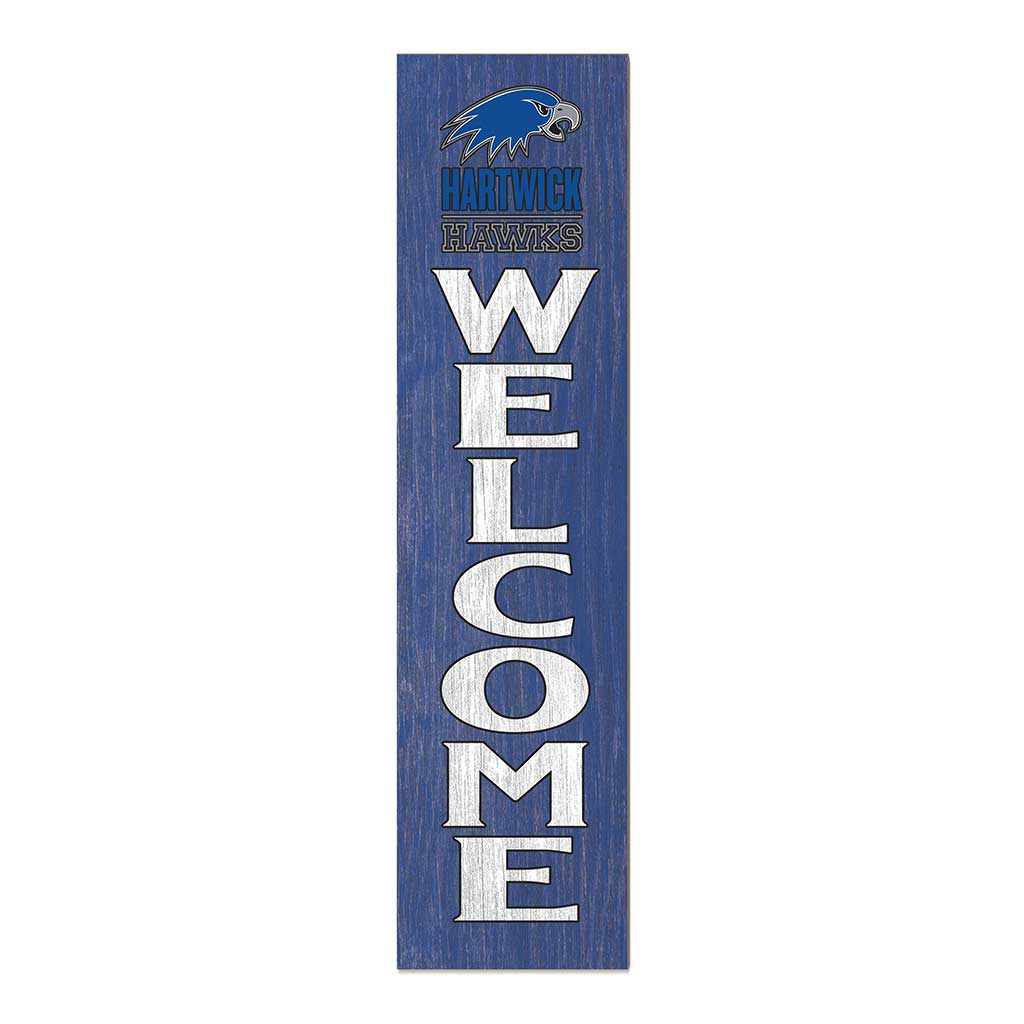 11x46 Leaning Sign Welcome Hartwick College HAWKS