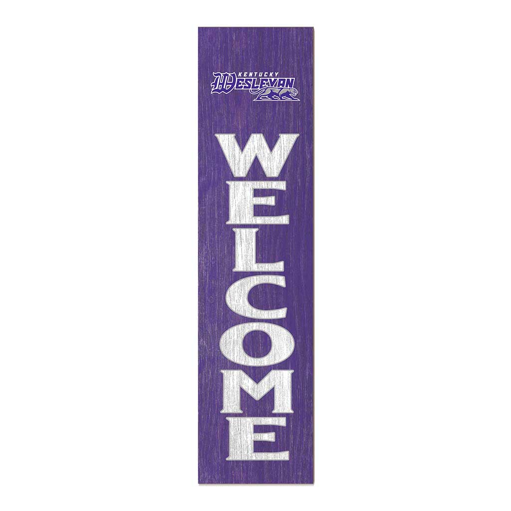 11x46 Leaning Sign Welcome Kentucky Wesleyan College PANTHERS