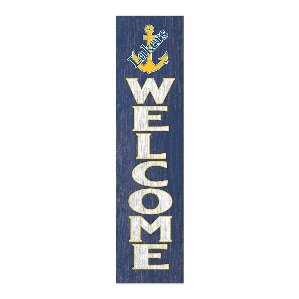 11x46 Leaning Sign Welcome Lake Superior State University LAKERS