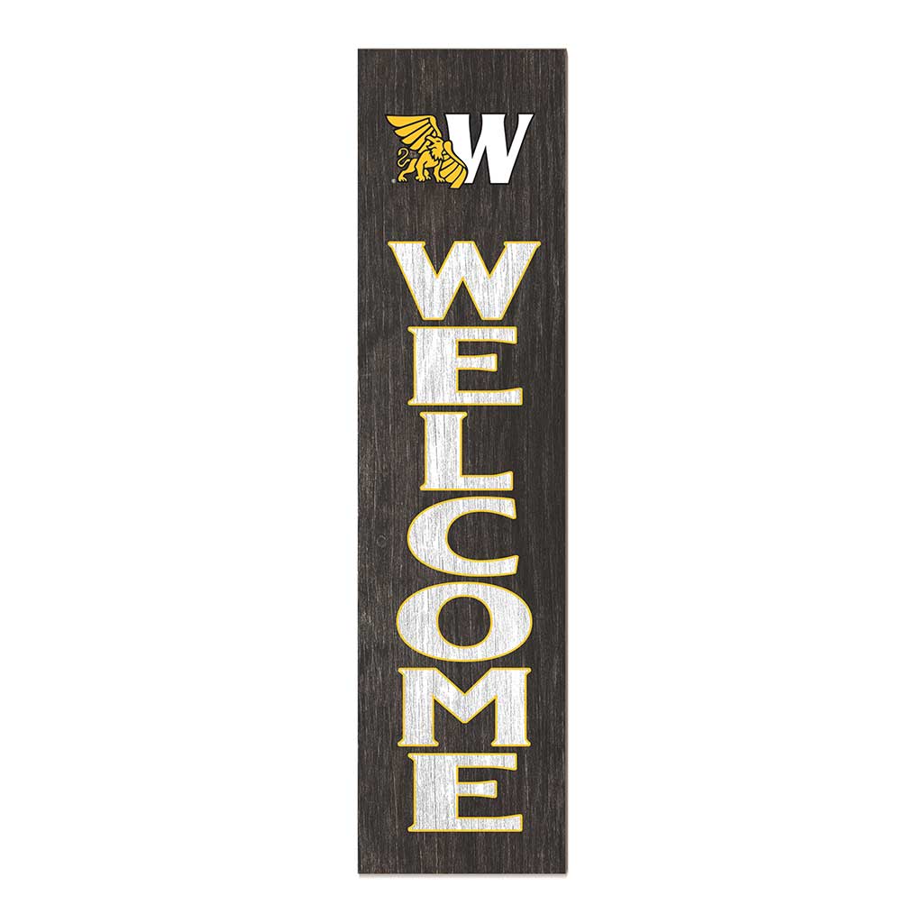 11x46 Leaning Sign Welcome Missouri Western State University Griffons