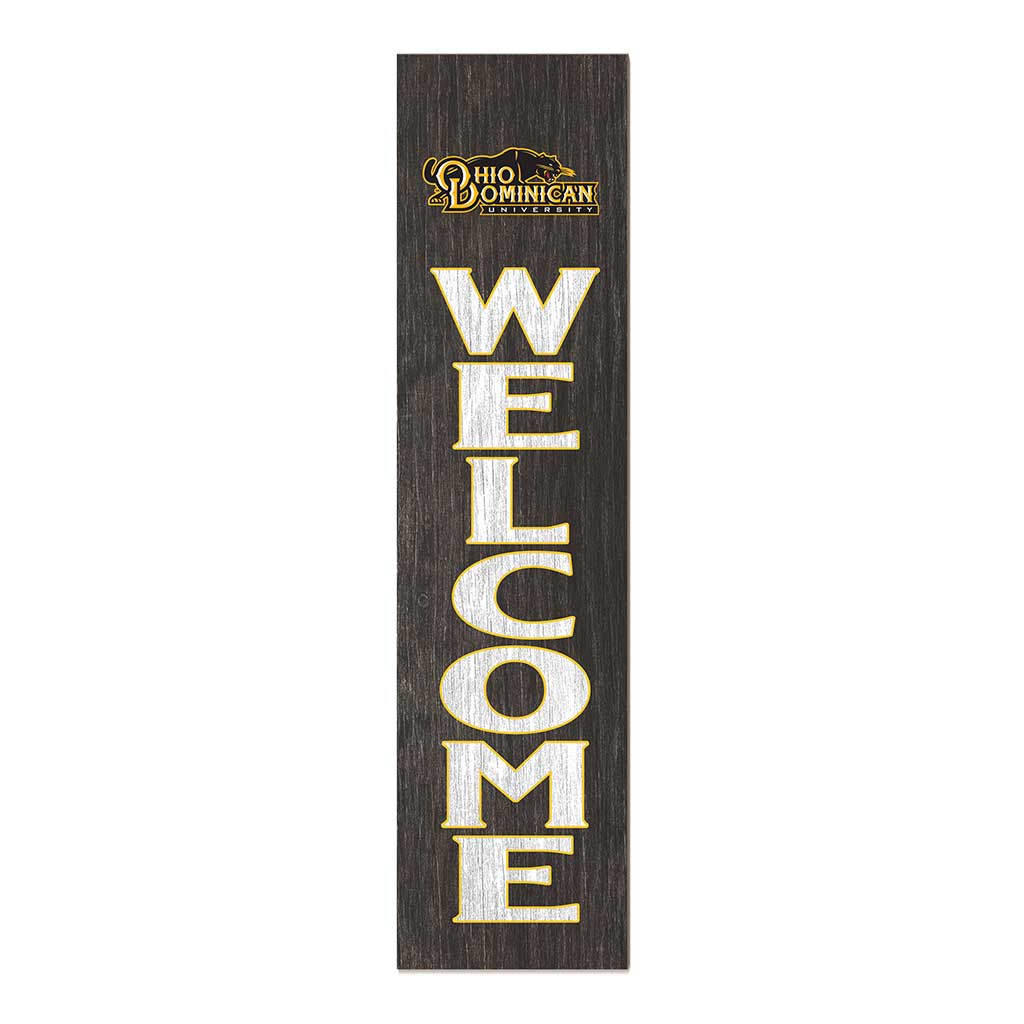 11x46 Leaning Sign Welcome Ohio Dominican University Panthers