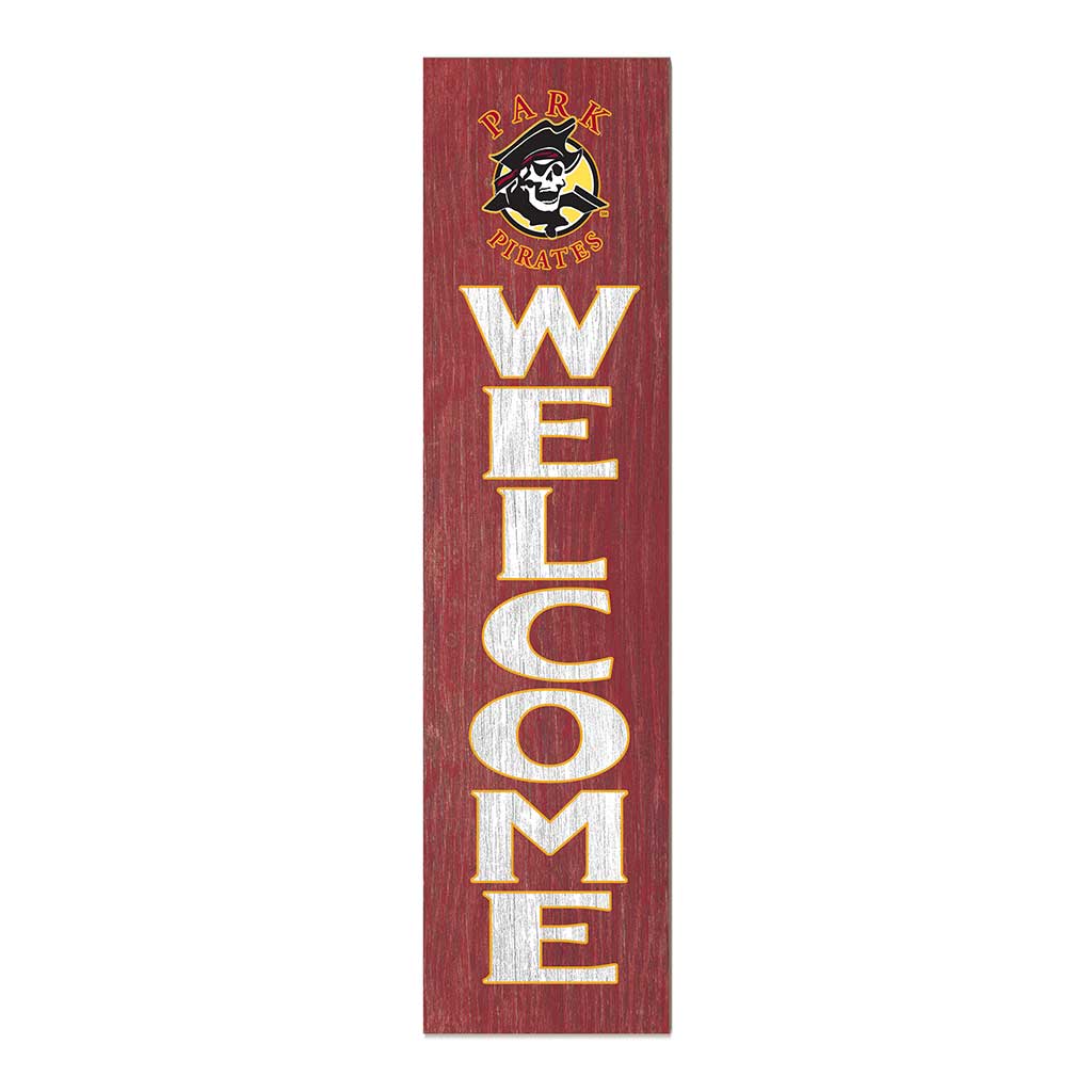 11x46 Leaning Sign Welcome Park University Pirates