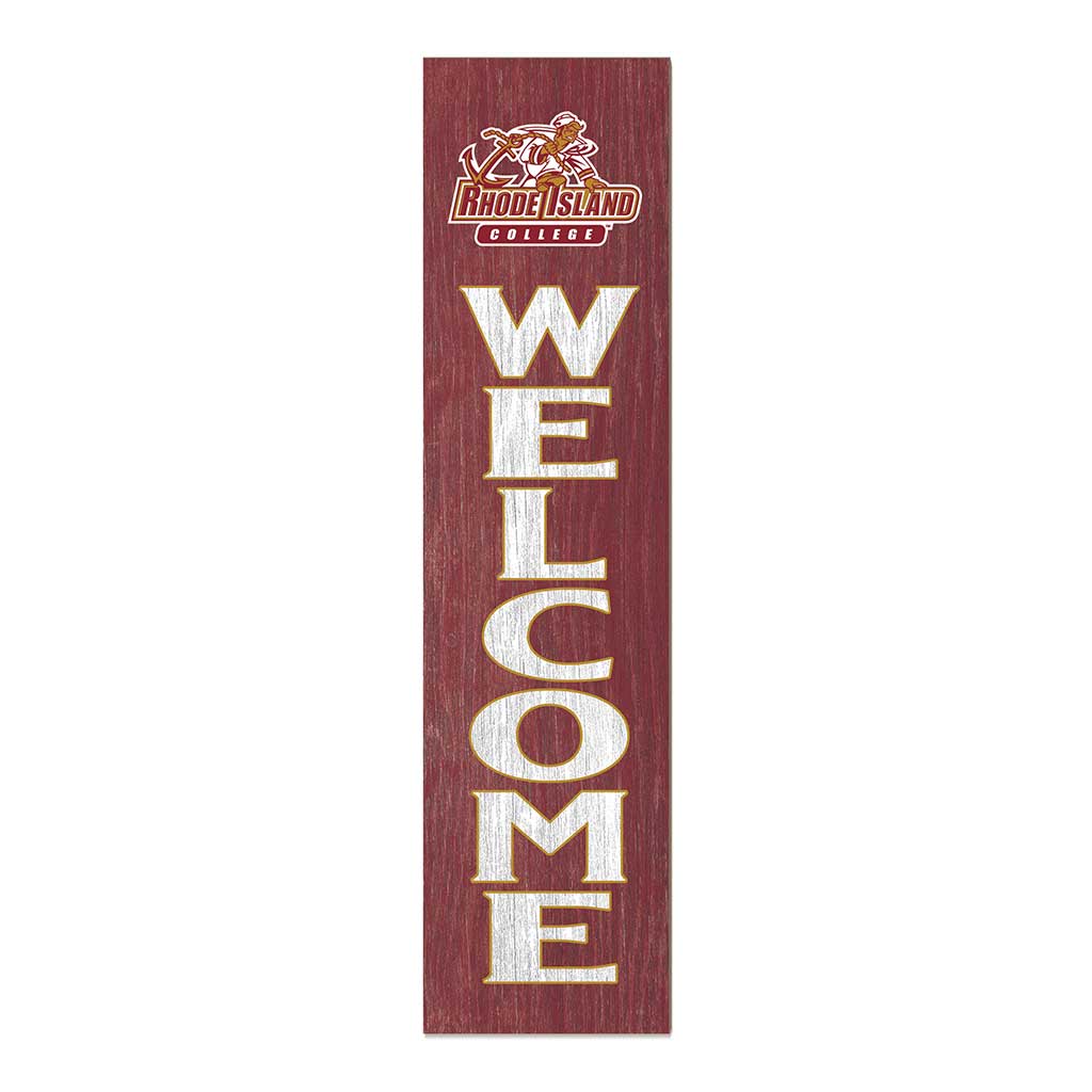 11x46 Leaning Sign Welcome Rhode Island College Anchormen