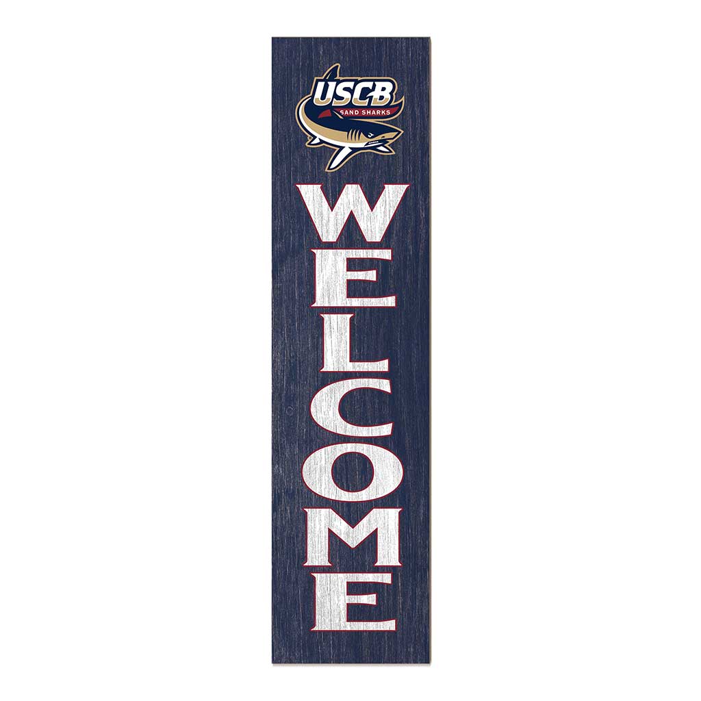 11x46 Leaning Sign Welcome South Carolina - Beauford Sand Sharks