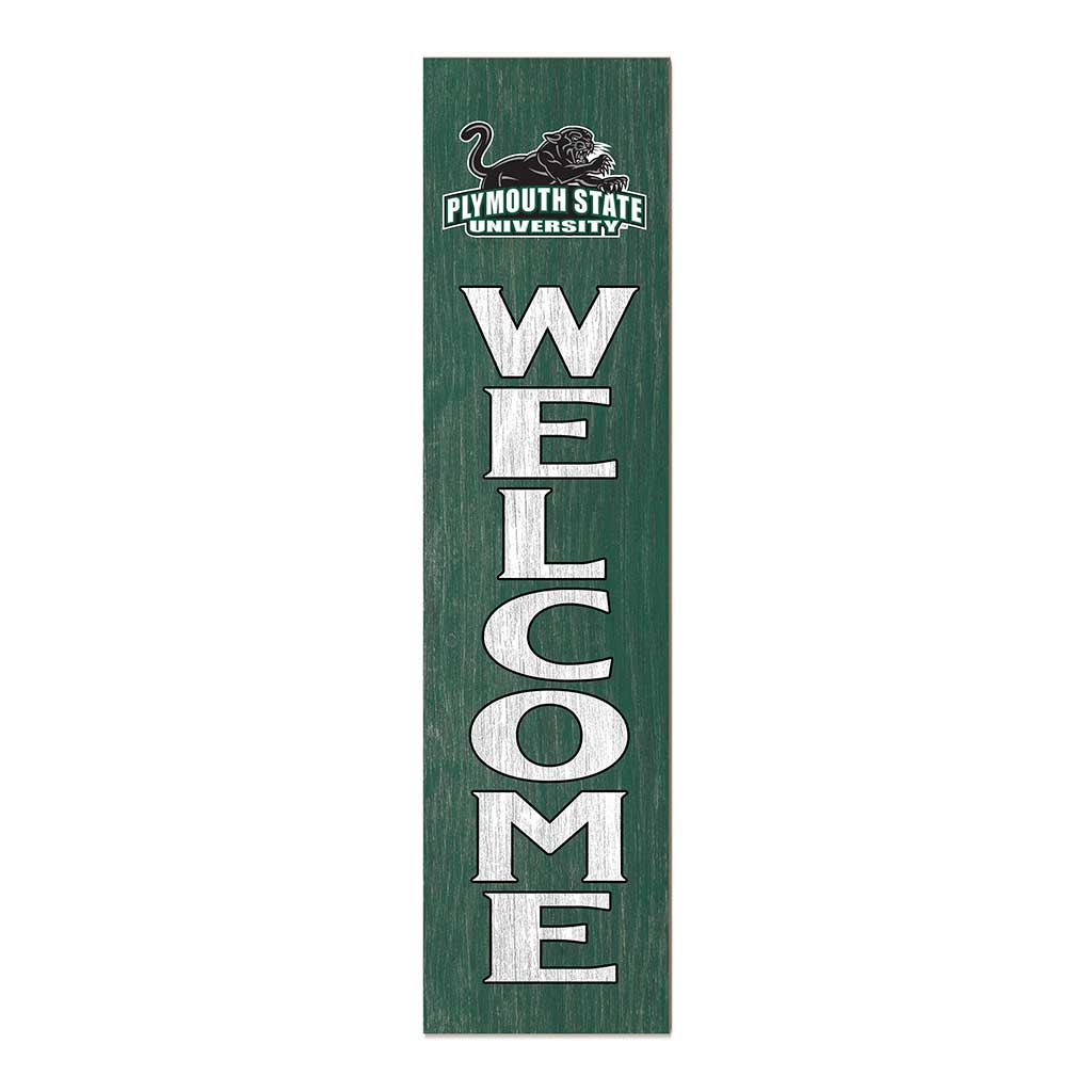 11x46 Leaning Sign Welcome Plymouth State University Panthers