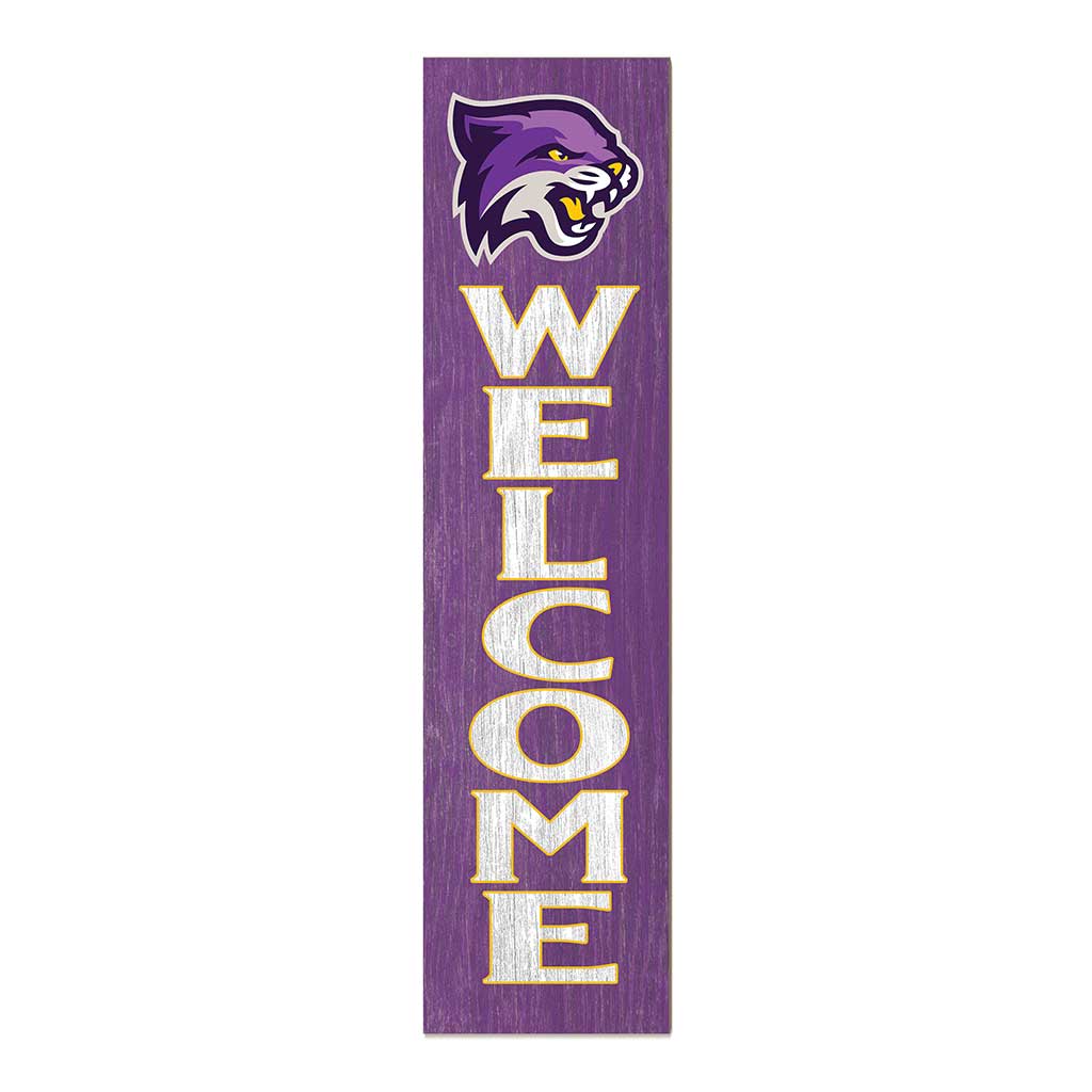 11x46 Leaning Sign Welcome Bethel University Wildcats