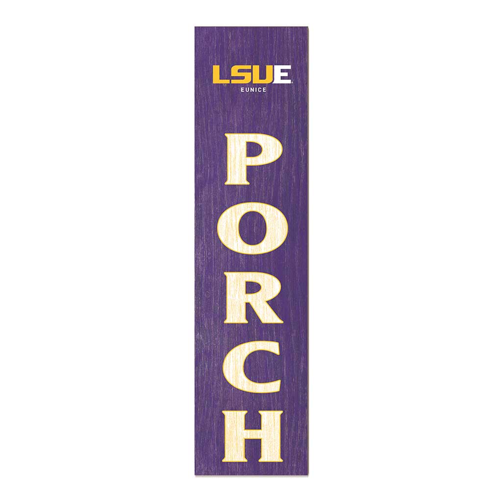 11x46 Leaning Sign Porch LSU Eunice Bengals