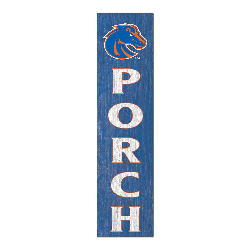 11x46 Leaning Sign Porch Boise State Broncos