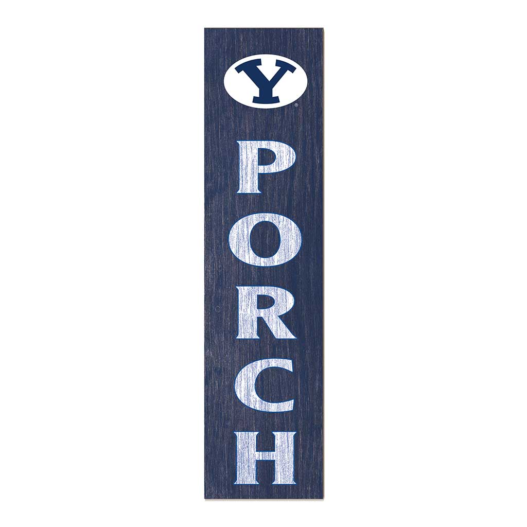 11x46 Leaning Sign Porch Brigham Young Cougars