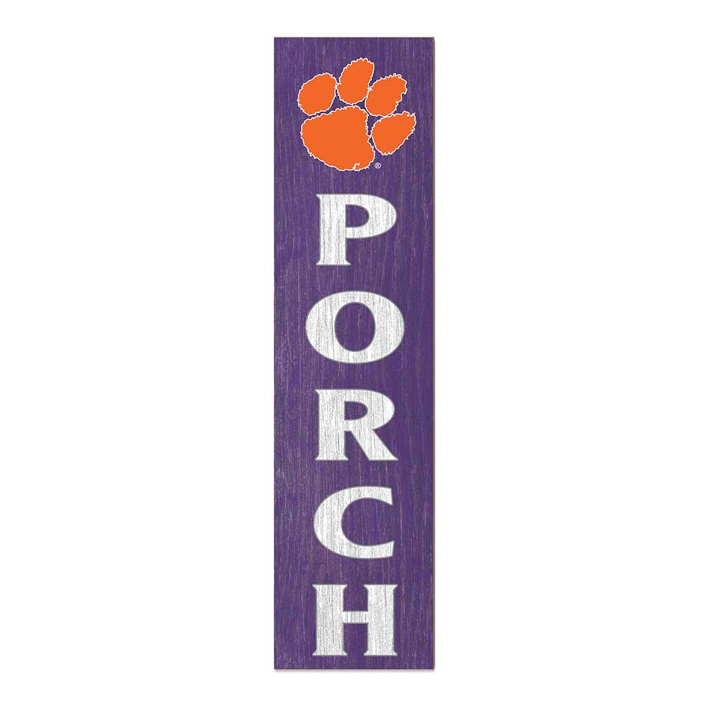 11x46 Leaning Sign Porch Clemson Tigers