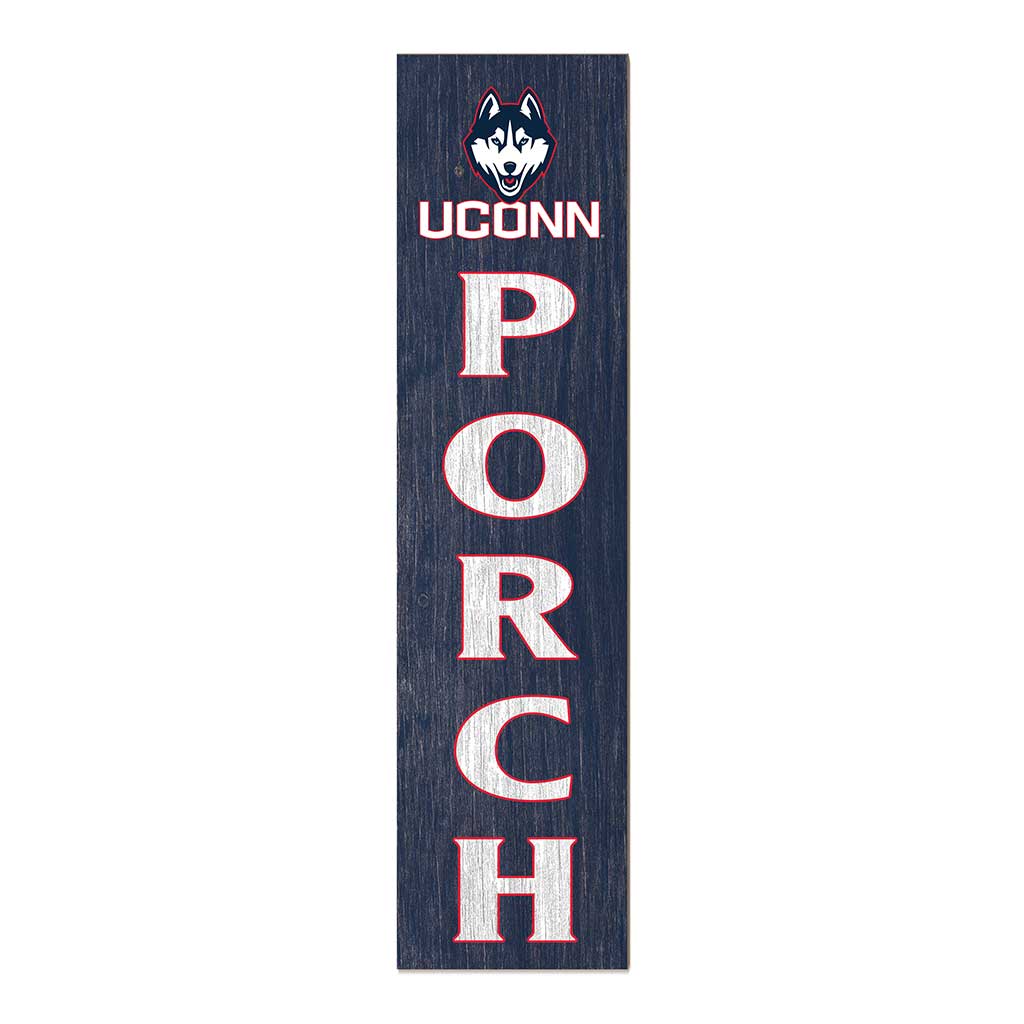 11x46 Leaning Sign Porch Connecticut Huskies