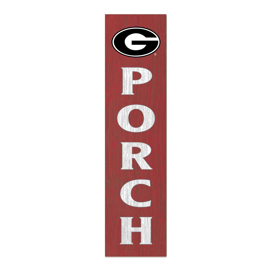 11x46 Leaning Sign Porch Georgia Bulldogs