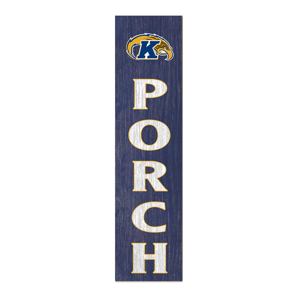 11x46 Leaning Sign Porch Kent State Golden Flashes