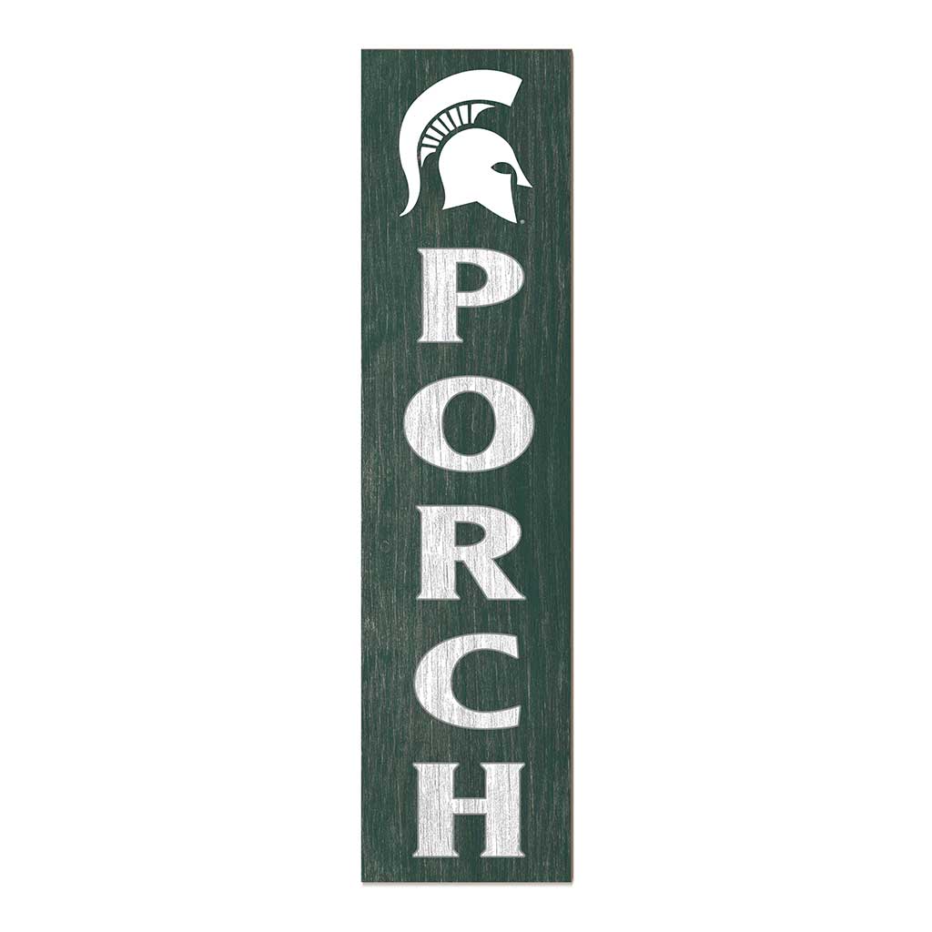 11x46 Leaning Sign Porch Michigan State Spartans