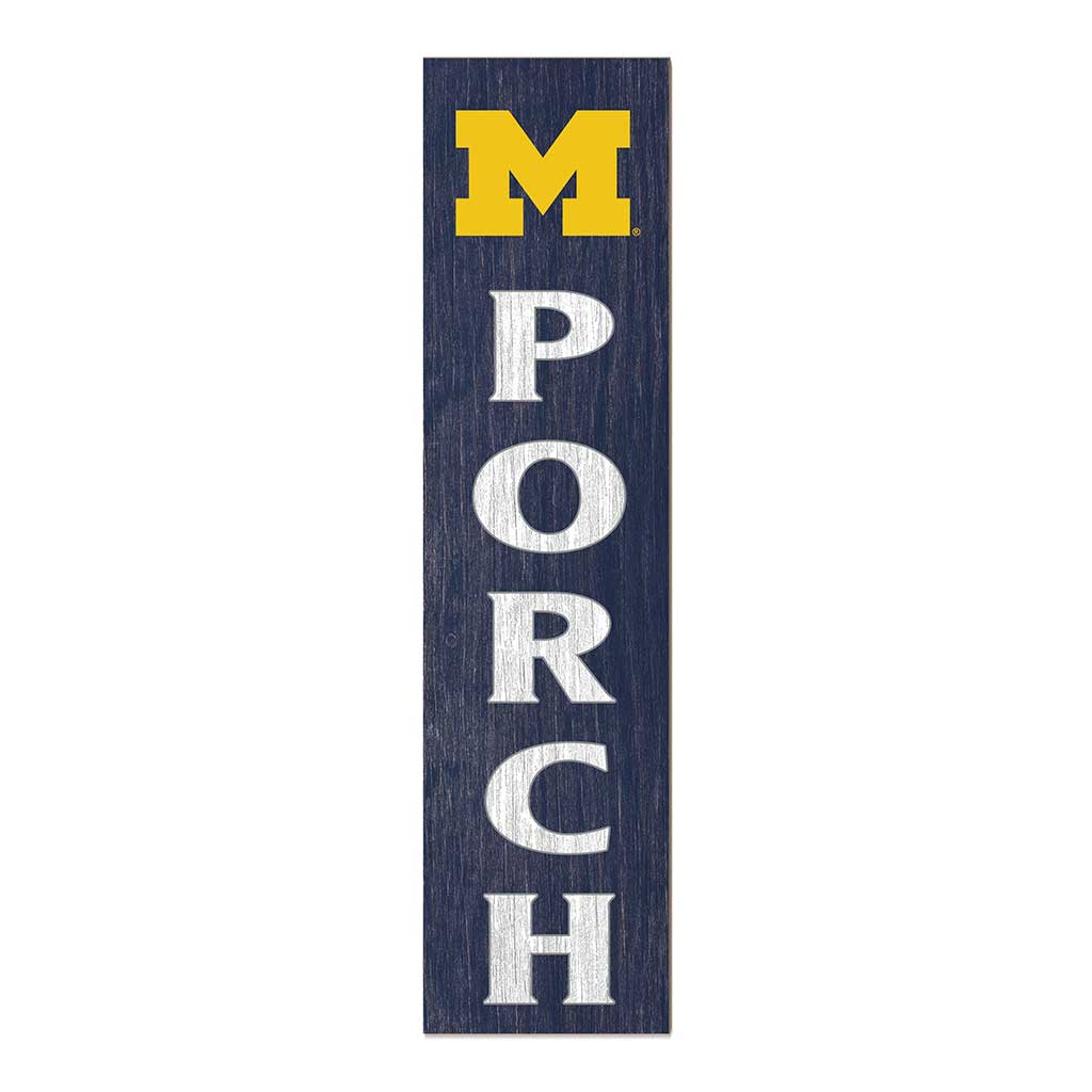 11x46 Leaning Sign Porch Michigan Wolverines