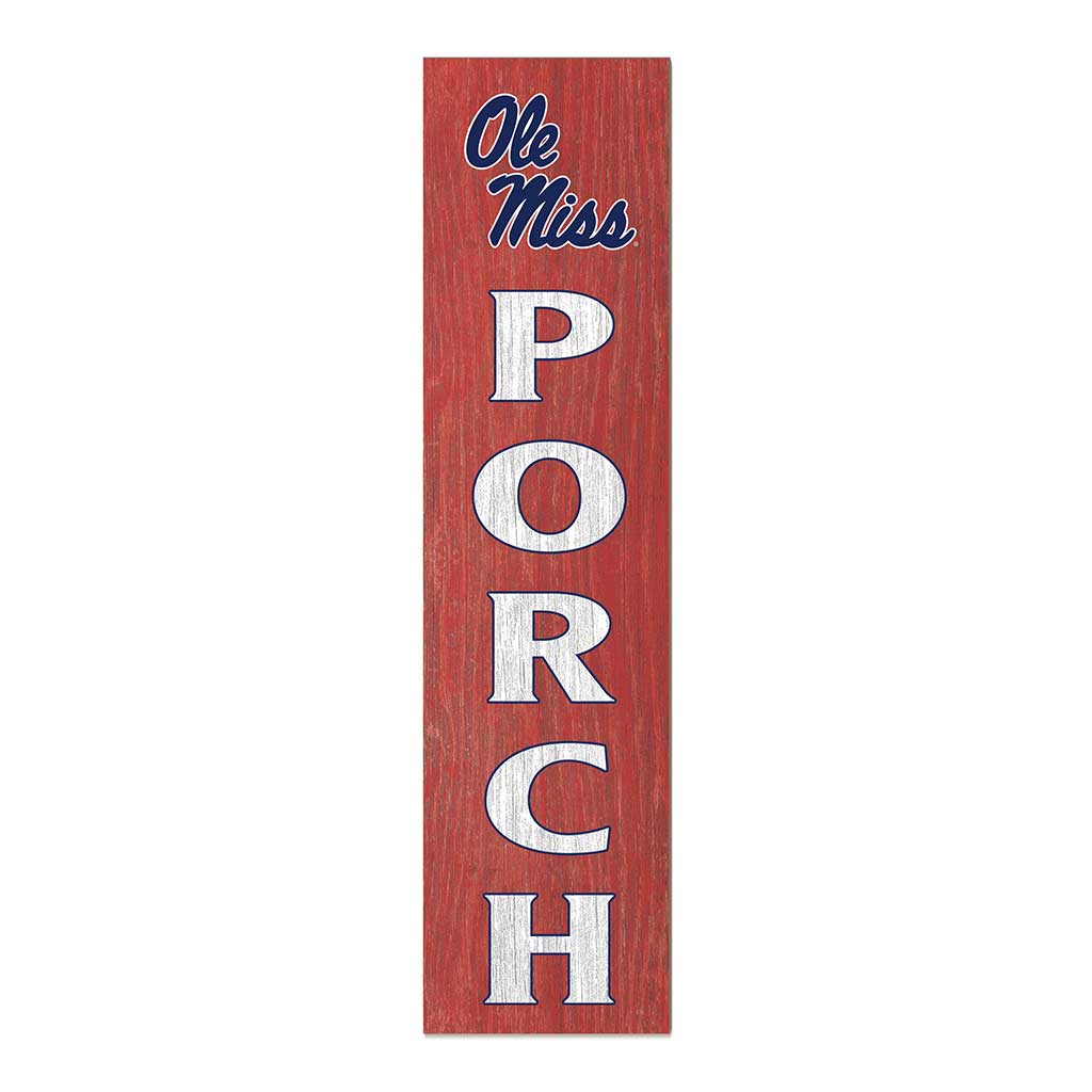 11x46 Leaning Sign Porch Mississippi Rebels