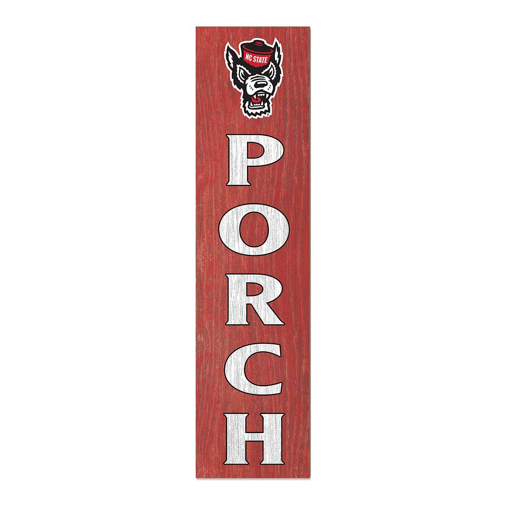 11x46 Leaning Sign Porch North Carolina State Wolfpack