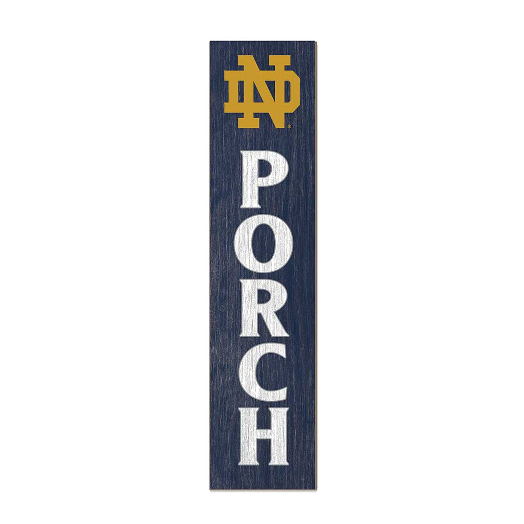 11x46 Leaning Sign Porch Notre Dame Fighting Irish