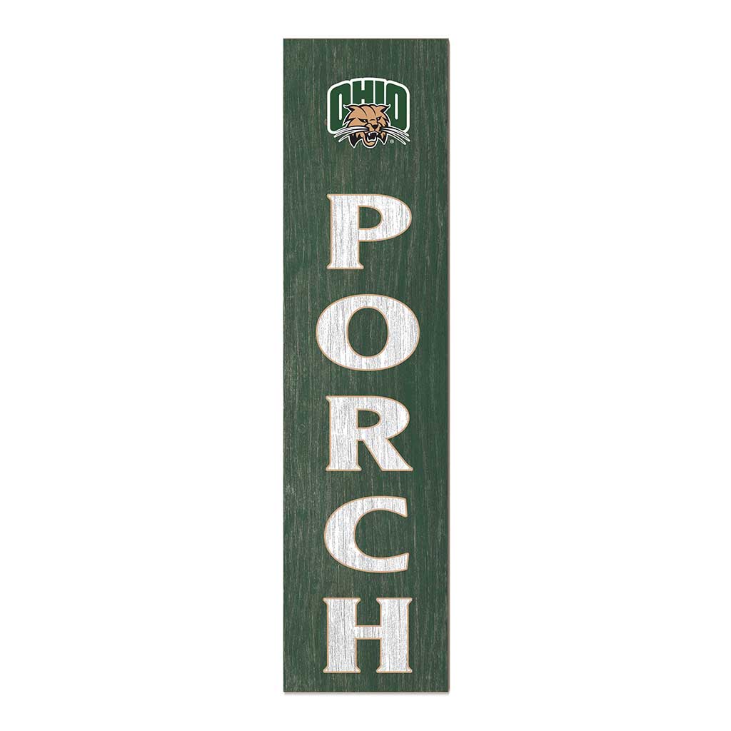 11x46 Leaning Sign Porch Ohio Univ Bobcats