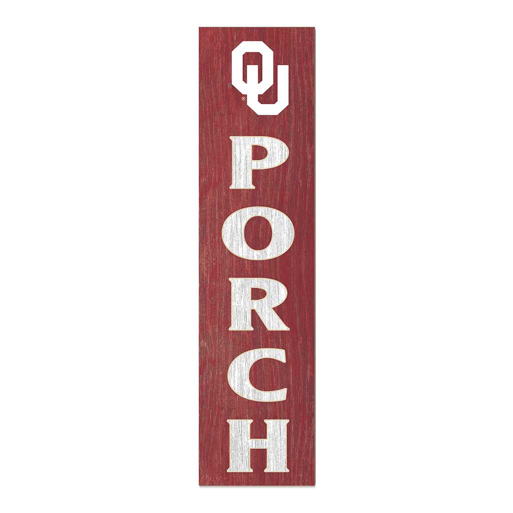 11x46 Leaning Sign Porch Oklahoma Sooners