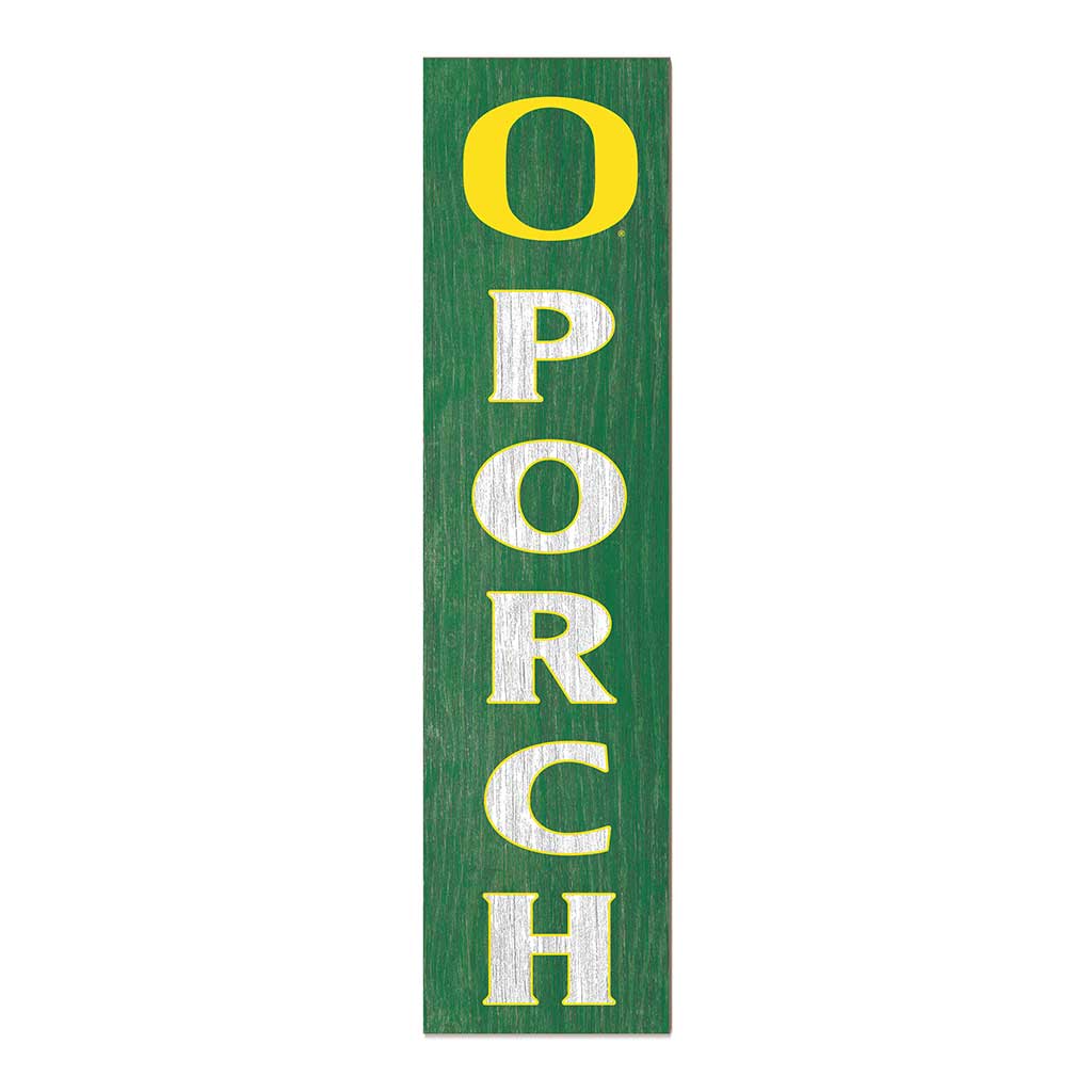 11x46 Leaning Sign Porch Oregon Ducks