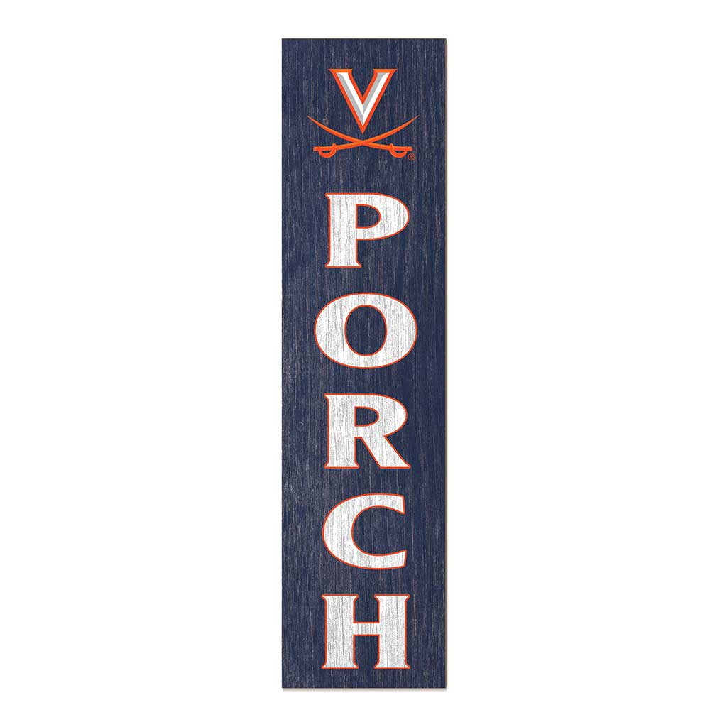 11x46 Leaning Sign Porch Virginia Cavaliers