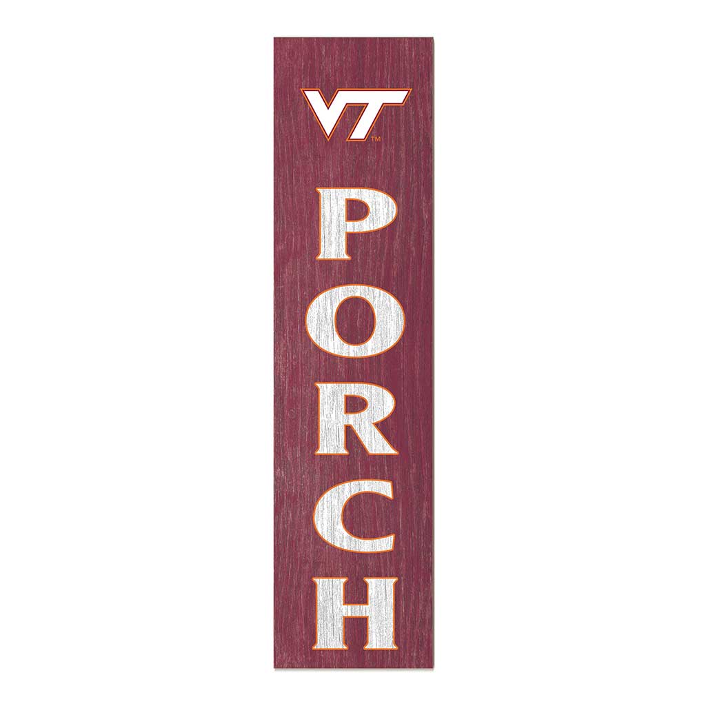 11x46 Leaning Sign Porch Virginia Tech Hokies