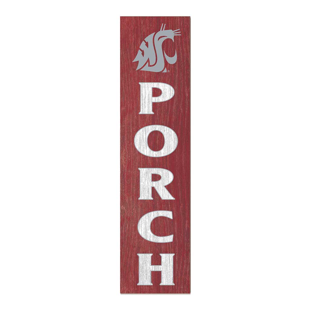 11x46 Leaning Sign Porch Washington State Cougars