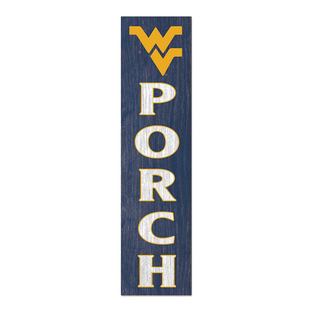 11x46 Leaning Sign Porch West Virginia Mountaineers