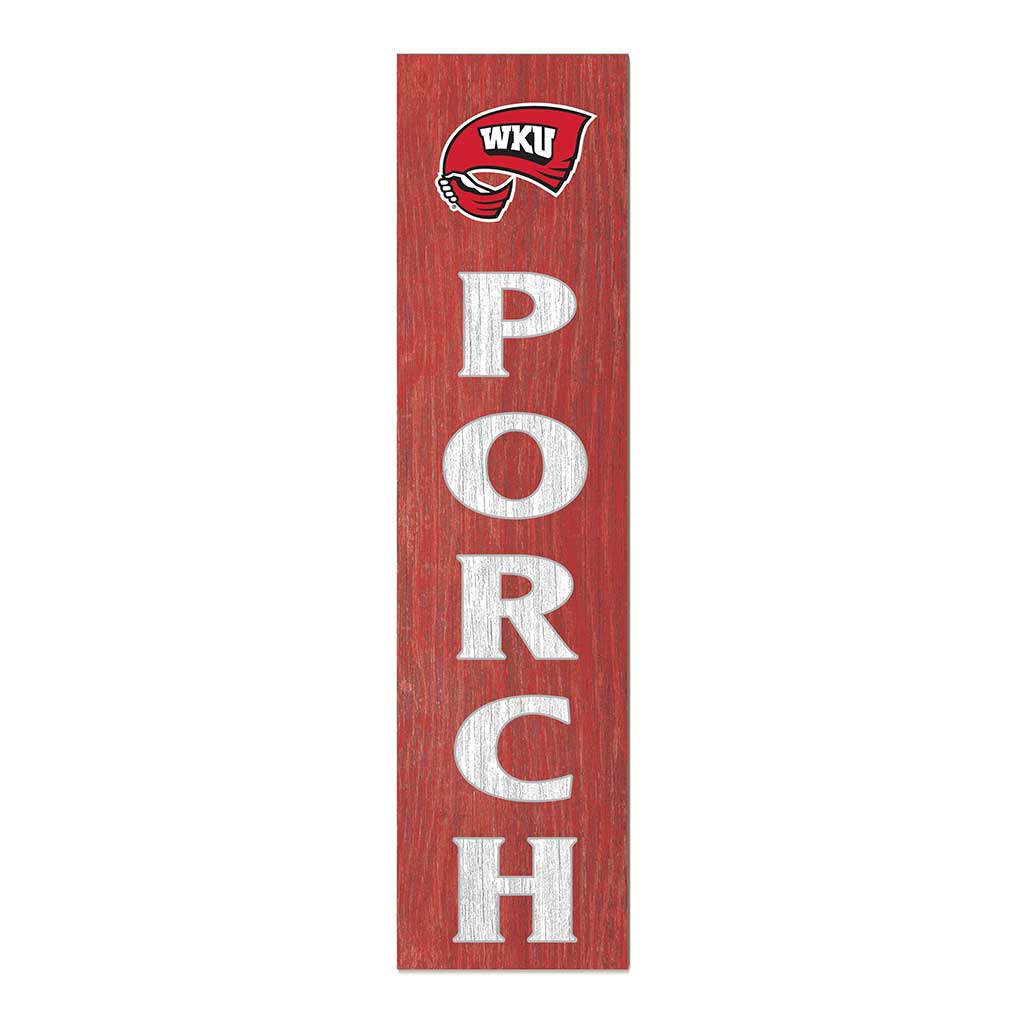 11x46 Leaning Sign Porch Western Kentucky Hilltoppers