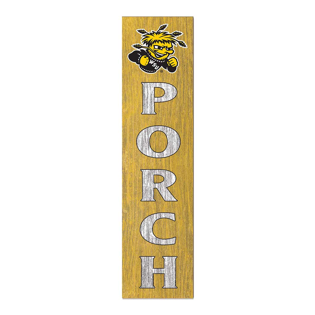 11x46 Leaning Sign Porch Wichita State Shockers