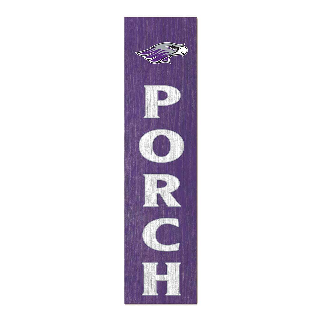 11x46 Leaning Sign Porch University of Wisconsin Whitewater Warhawks