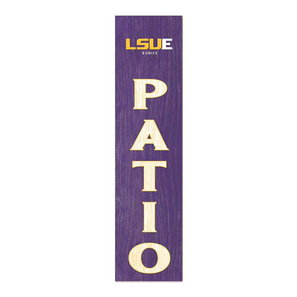 11x46 Leaning Sign Patio LSU Eunice Bengals