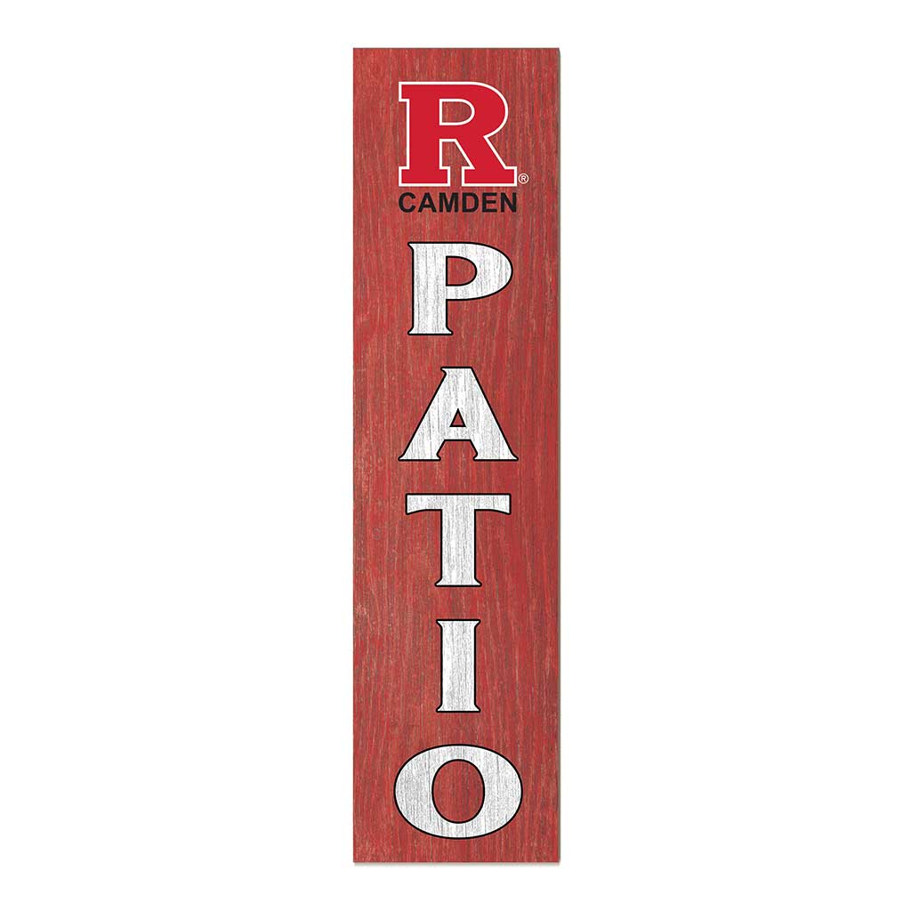 11x46 Leaning Sign Patio Rutgers - Camden